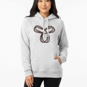 TNA Gray Hoodie with Black Logo
